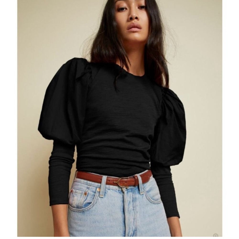 Nation LTD Los Angeles Top Womens Extra Small Daniella Combo Party Tee Black